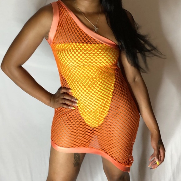 Orange cover up - Picture 2 of 2